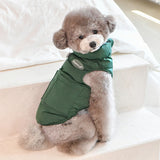 Puppia Puffer Vest Harness Jumper Green - Premium Hondenkleding > hondenjas from Puppia - Just €70.99! Shop now at Frenkiezdogshop