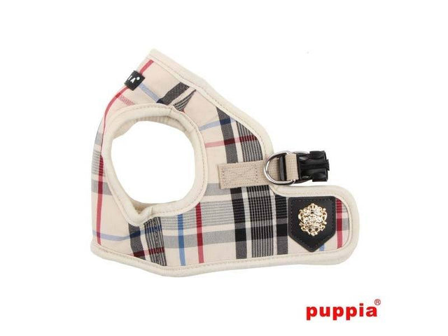 Puppia Junior Vest Harness model B beige - Premium hondentuig > honden harnas from Puppia - Just €27.99! Shop now at Frenkiezdogshop