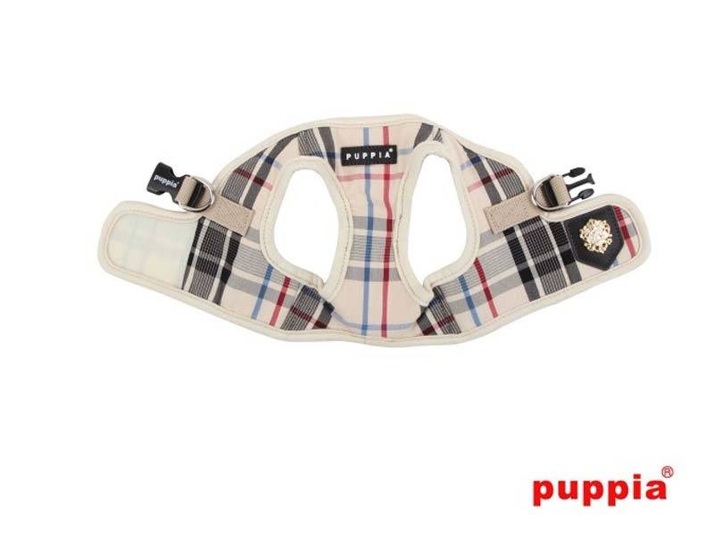 Puppia Junior Vest Harness model B beige - Premium hondentuig > honden harnas from Puppia - Just €27.99! Shop now at Frenkiezdogshop