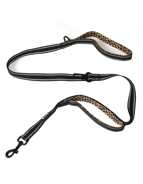 Frenkiez reflective dog leash light leopard - Premium hondenriem > hondenlijn from Frenkiez - Just €18.99! Shop now at Frenkiezdogshop