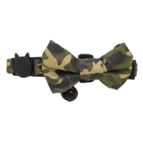 Little Kitty Cat Collar & Bow Tie Cool Cat Camo - Premium halsband > kattenhalsband from Little Kitty - Just €9.99! Shop now at Frenkiezdogshop