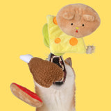 Olchi Fivedogs Hamburger Plush & Squeaky Dog Toy - Premium Hondenspeeltje > Hondenspeelgoed from Olchi - Just €17.99! Shop now at Frenkiezdogshop