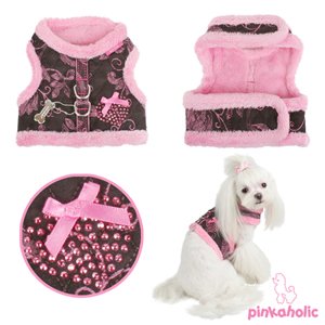 Pinkaholic Silky Pinka Harness pink - Premium hondentuig > honden harnas from Pinkaholic - Just €23.99! Shop now at Frenkiezdogshop