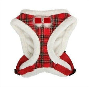 Pinkaholic Checkered Snugfit Harness Red hondentuig > honden harnas > overige modellen Small