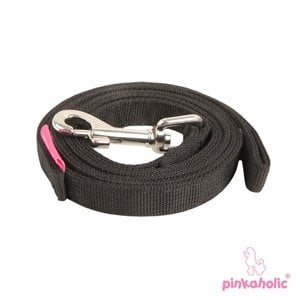 Pinkaholic Vera Black - Premium hondenriem > hondenlijn from Pinkaholic - Just €14.99! Shop now at Frenkiezdogshop