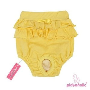 Pinkaholic Peeps Ary Panty Yellow (2 pack) ( SMALL) - Premium Loopsheidbroekje > Periodebroekje from Pinkaholic - Just €10! Shop now at Frenkiezdogshop