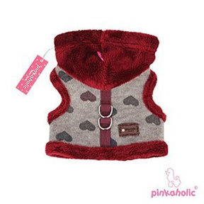 Pinkaholic Gallant Pinka Harness ML brown hondentuig > honden harnas > model B Small