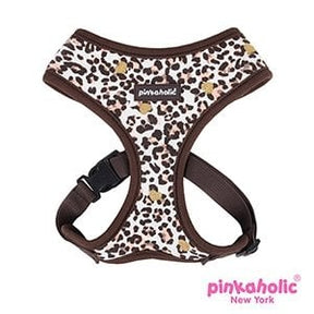 Pinkaholic Leo Harness brown hondentuig > honden harnas > model A Small
