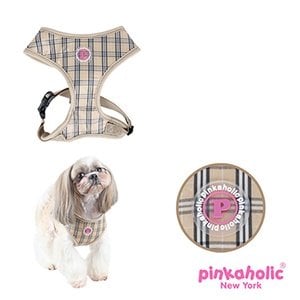 Pinkaholic Victorian Harness beige hondentuig > honden harnas > model A Small