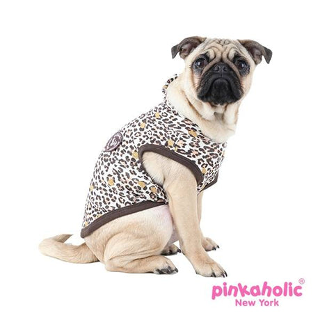 Pinkaholic Leo Pug Sweater Brown ( LARGE ) Hondenkleding > Hondentrui Small