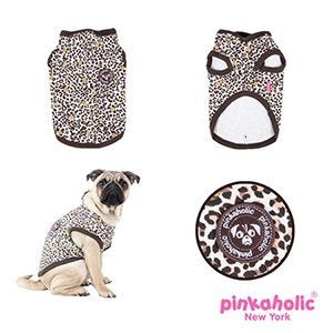 Pinkaholic Leo Pug Sweater Brown ( LARGE ) Hondenkleding > Hondentrui Small