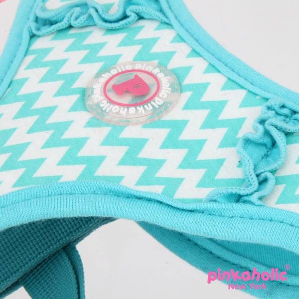 Pinkaholic Ziggy Harness Aqua - Premium hondentuig > honden harnas from Pinkaholic - Just €23.99! Shop now at Frenkiezdogshop