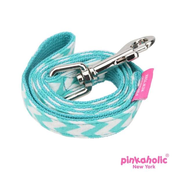 Pinkaholic Ziggy Lijn Aqua - Premium hondenriem > hondenlijn from Pinkaholic - Just €12.99! Shop now at Frenkiezdogshop