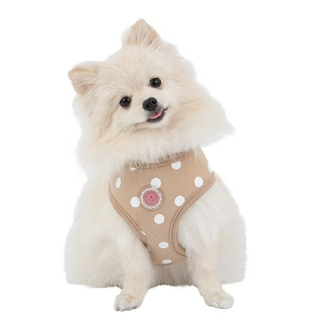 Pinkaholic Sassa Harness beige hondentuig > honden harnas > model A Small