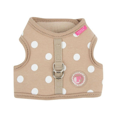 Pinkaholic Sassa Pinka Harness beige - Premium hondentuig > honden harnas from Pinkaholic - Just €29.99! Shop now at Frenkiezdogshop