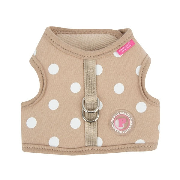 Pinkaholic Sassa Pinka Harness beige - Premium hondentuig > honden harnas from Pinkaholic - Just €20! Shop now at Frenkiezdogshop