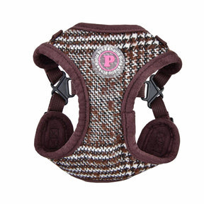 Pinkaholic Da Vinci Harness brown model C hondentuig > honden harnas > model C Small