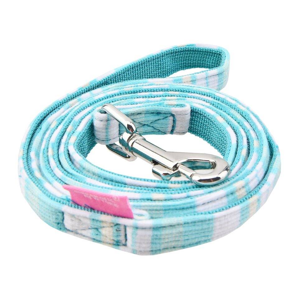 Pinkaholic Cara Lijn Aqua - Premium hondenriem > hondenlijn from Pinkaholic - Just €12.99! Shop now at Frenkiezdogshop