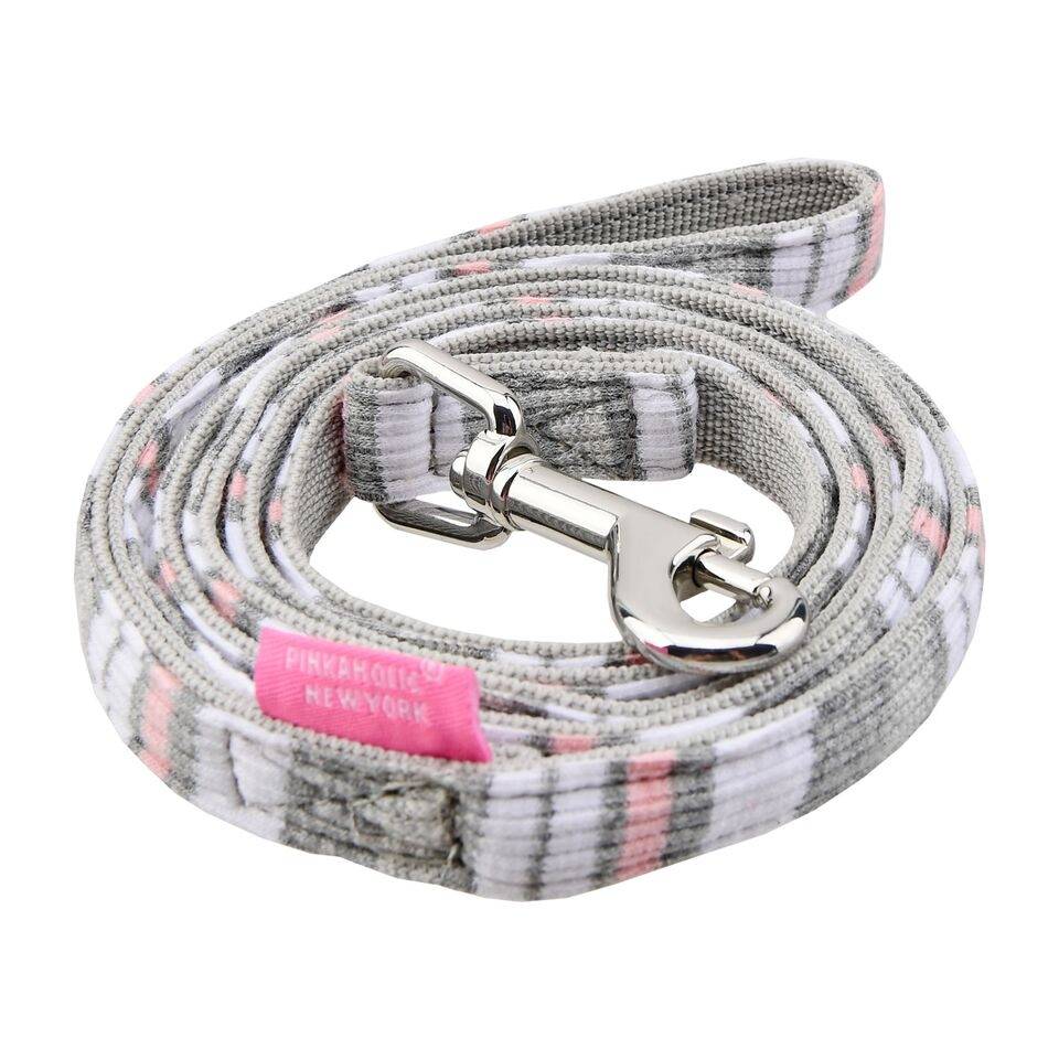 Pinkaholic Cara Lijn ML Grey - Premium hondenriem > hondenlijn from Pinkaholic - Just €12.99! Shop now at Frenkiezdogshop