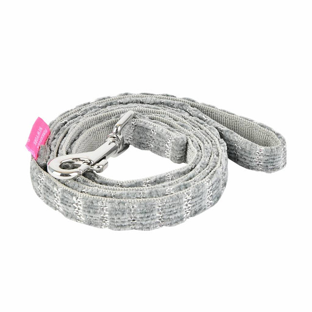 Pinkaholic Elicia lijn grey - Premium hondenriem > hondenlijn from Pinkaholic - Just €16.99! Shop now at Frenkiezdogshop