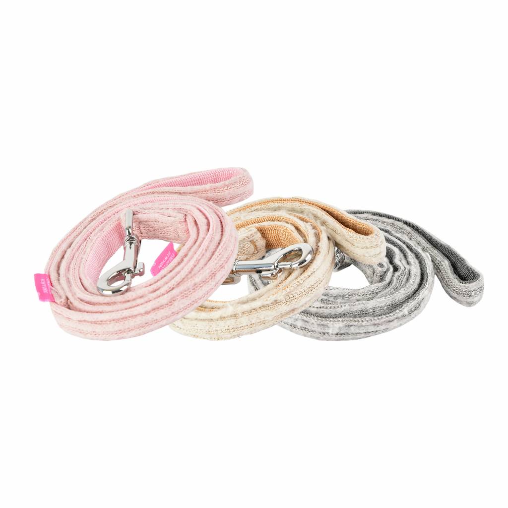 Pinkaholic Zuri lijn grey - Premium hondenriem > hondenlijn from Pinkaholic - Just €16.99! Shop now at Frenkiezdogshop