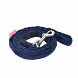 Pinkaholic Polina lijn navy - Premium hondenriem > hondenlijn from Pinkaholic - Just €16.99! Shop now at Frenkiezdogshop