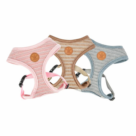 Pinkaholic Elicia Harness grey hondentuig > honden harnas > model A Small