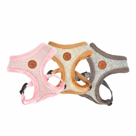 Pinkaholic Zuri Harness grey ( small ) hondentuig > honden harnas > model A Small