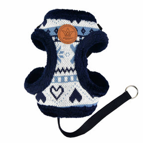 Pinkaholic Joy Harness navy model C hondentuig > honden harnas > model C Small