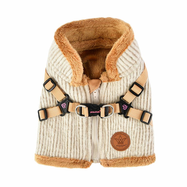 Pinkaholic Zuri Harness V beige ( small ) - Premium hondentuig > honden harnas from Pinkaholic - Just €29.99! Shop now at Frenkiezdogshop