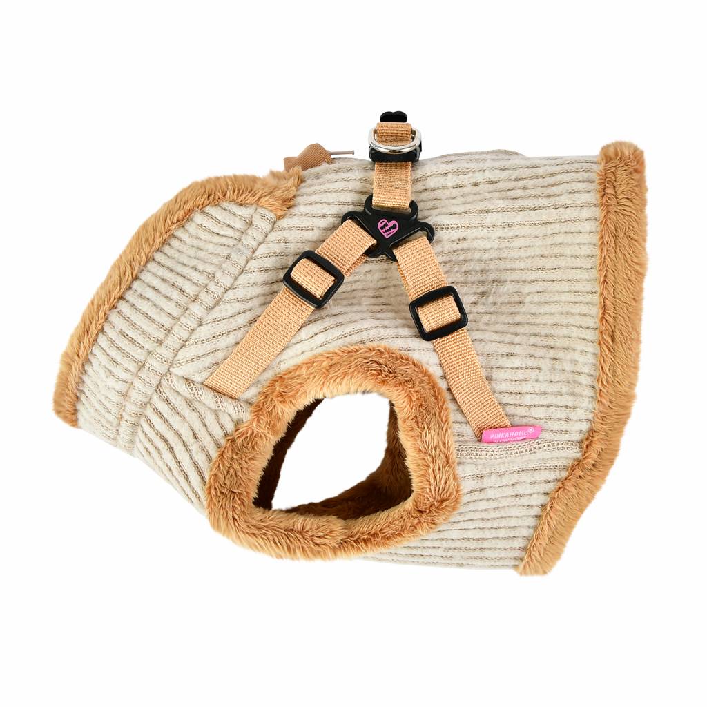 Pinkaholic Zuri Harness V beige ( small ) - Premium hondentuig > honden harnas from Pinkaholic - Just €29.99! Shop now at Frenkiezdogshop