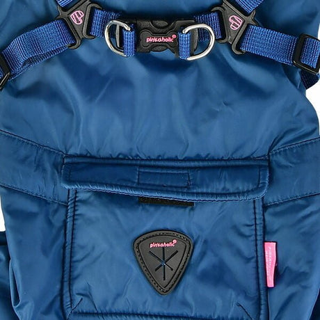 Pinkaholic Addie Jacket Harness Navy Hondenkleding > hondenjas Small