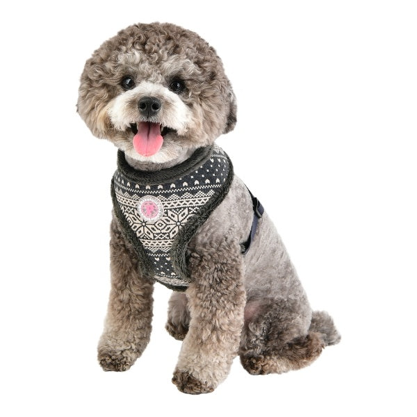 Pinkaholic Neige Harness Charcoal Grey - Premium hondentuig > honden harnas from Pinkaholic - Just €27.99! Shop now at Frenkiezdogshop