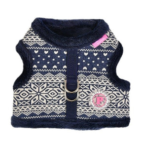 Pinkaholic Neige Pinka Harness Navy hondentuig > honden harnas > model B Small