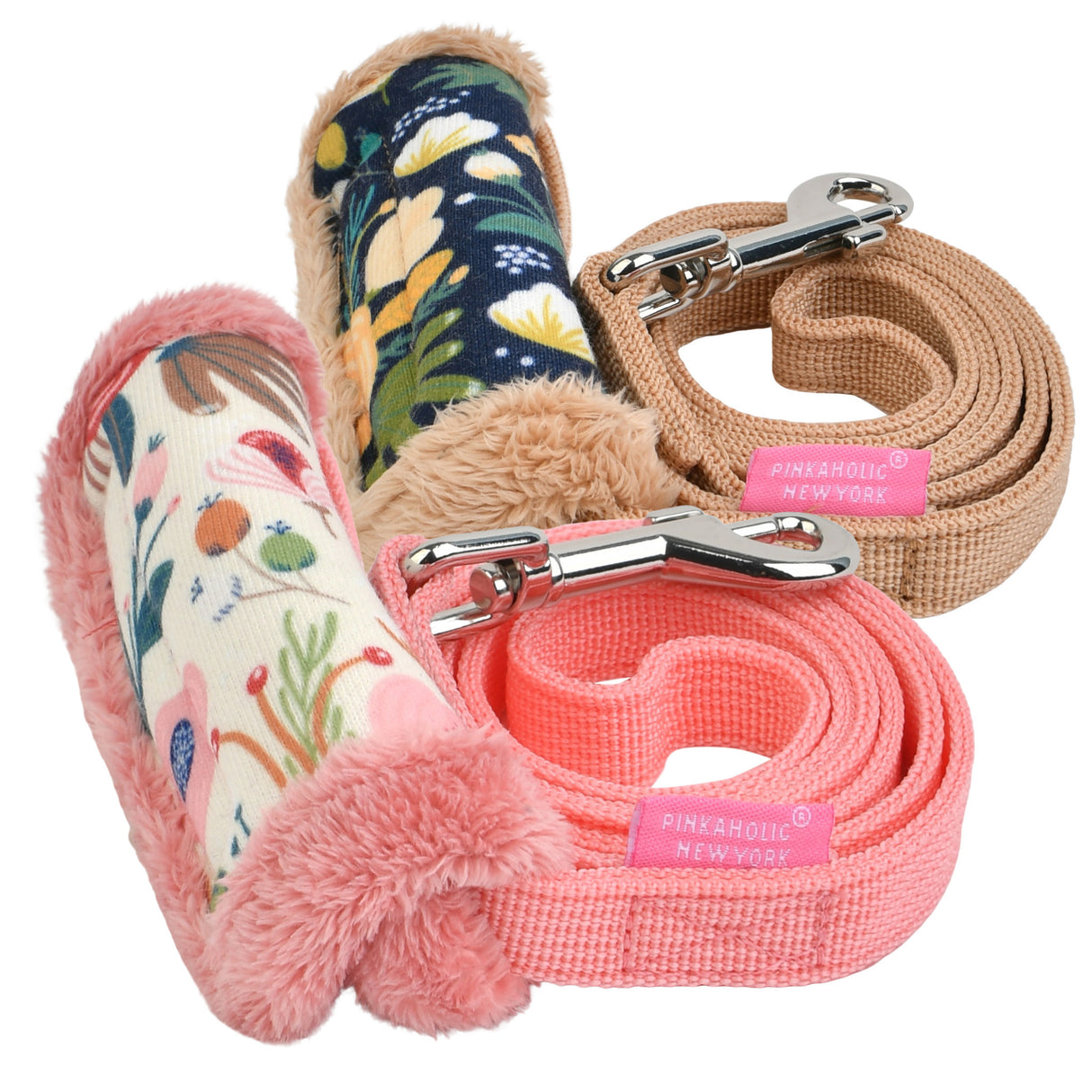 Pinkaholic Fleur Leash Navy - Premium hondenriem > hondenlijn from Pinkaholic - Just €15.99! Shop now at Frenkiezdogshop