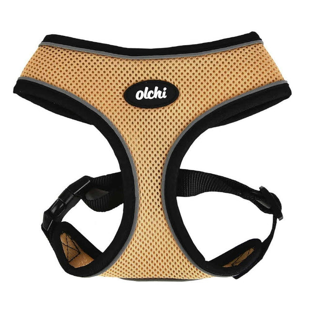 Olchi Combi Harness model A beige - Premium hondentuig > honden harnas from Olchi - Just €15.99! Shop now at Frenkiezdogshop