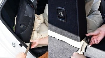 Puppia Olchi Carseat Carrier Beige Autostoel > hondenstoel Standaard/One Size