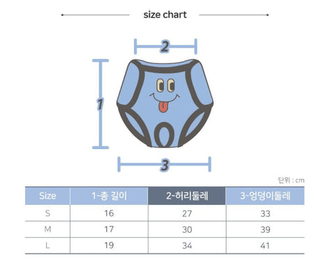 Puppia Olchi Nyah Loopsheidbroekje Red Loopsheidbroek > Periodebroekje Small