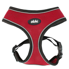 Olchi Combi Harness model A red - Premium hondentuig > honden harnas from Olchi - Just €10! Shop now at Frenkiezdogshop