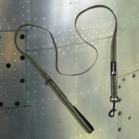 Frenkiez reflective dog leash New Army Green hondenriem > hondenlijn Small