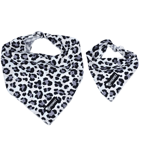 Frenkiez Cooling Bandana Snow Leopard Hondenkleding > bandana Small