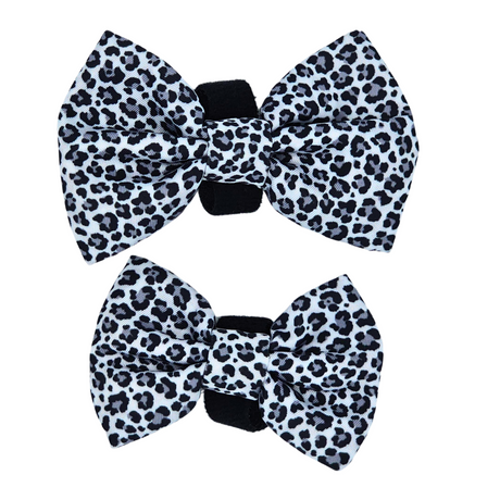 Frenkiez Bowtie Snow Leopard - Premium Hondenstrik > strik from Frenkiez - Just €6.99! Shop now at Frenkiezdogshop