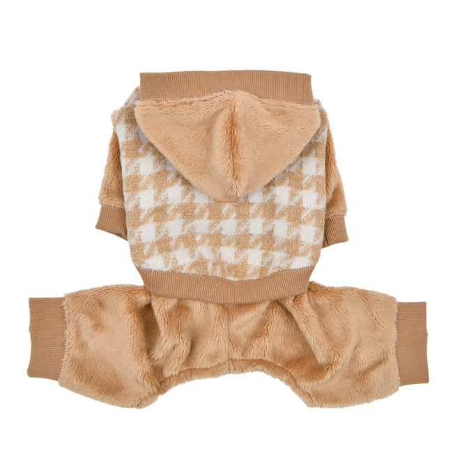 Puppia Cagnie Onesie beige - Premium hondenkleding > hondenpakje from Puppia - Just €49.99! Shop now at Frenkiezdogshop