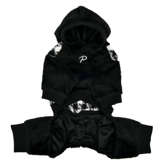 Puppia Cagnie Onesie black - Premium hondenkleding > hondenpakje from Puppia - Just €49.99! Shop now at Frenkiezdogshop