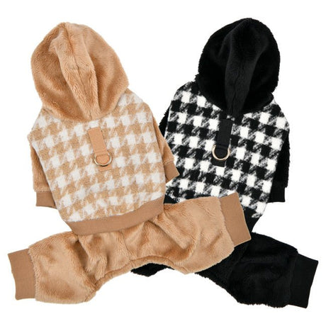 Puppia Cagnie Onesie beige hondenkleding > hondenpakje Small