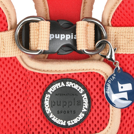 Puppia Soft Vest Harness II model B Red hondentuig > honden harnas > model B Small