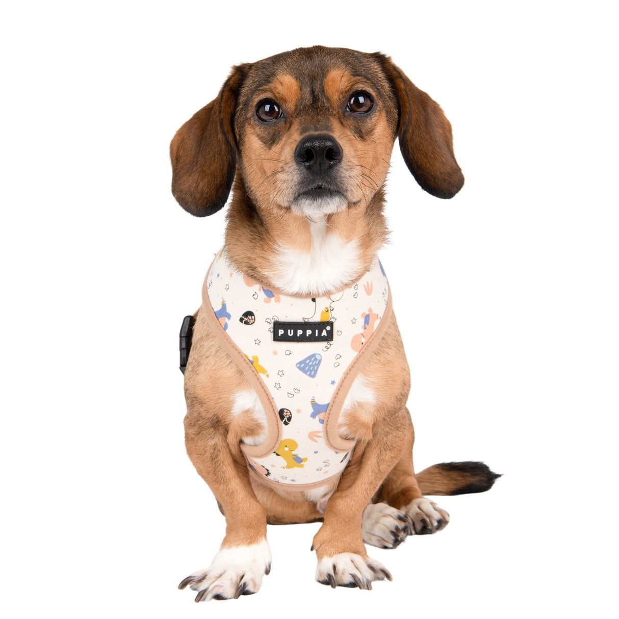 Puppia Minmi Harness Model A  Beige - Premium hondentuig > honden harnas from Puppia - Just €27.99! Shop now at Frenkiezdogshop