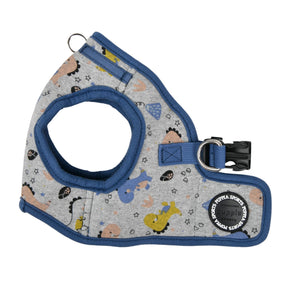 Puppia Minmi Vest Harness model B Blue hondentuig > honden harnas > model B Small