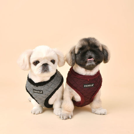 Puppia Gaspar Harness Model A Wine hondentuig > honden harnas > model A Small