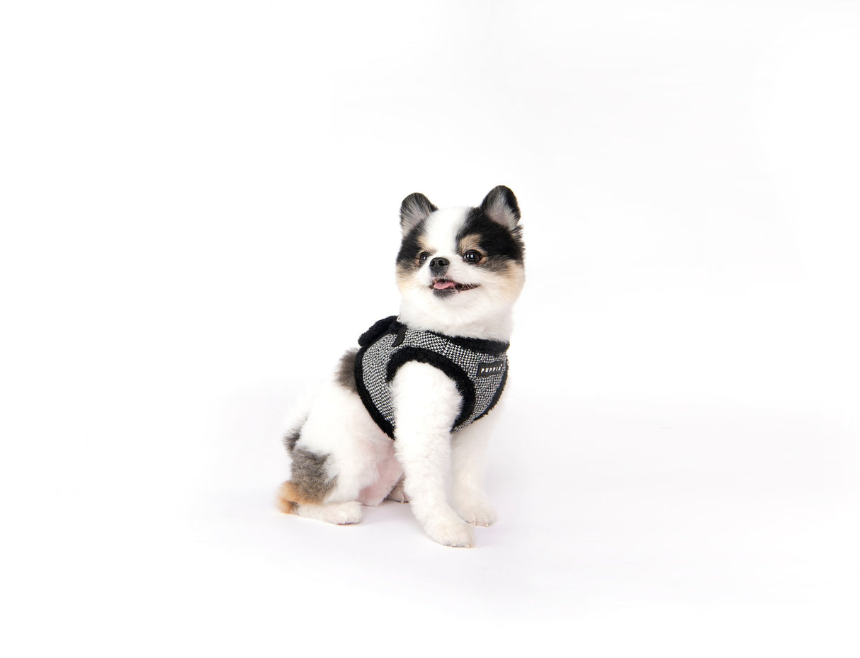 Puppia Vest Harness B Gaspar Black - Premium hondentuig > honden harnas from Puppia - Just €30.99! Shop now at Frenkiezdogshop